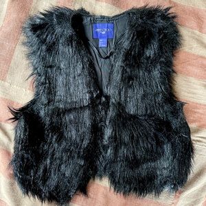 Jimmy Choo faux fur vest